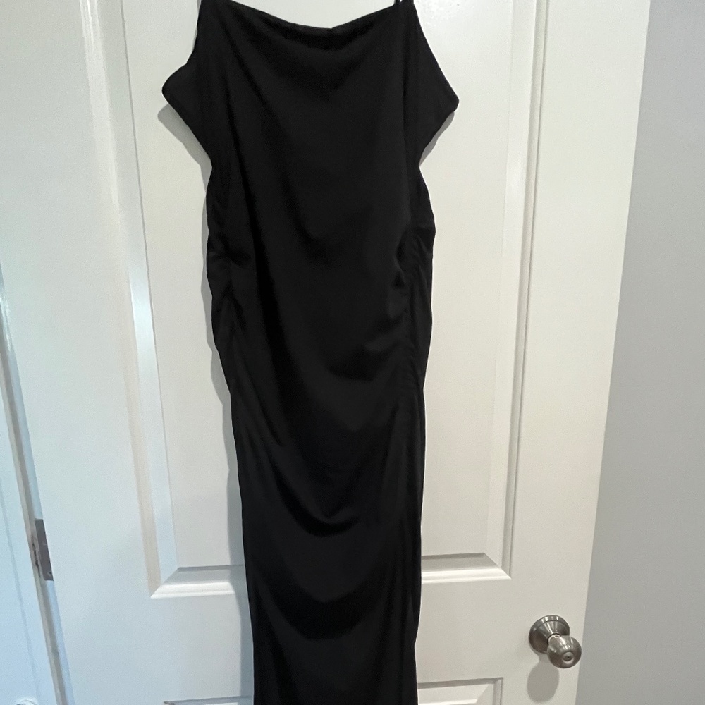 Susana Monaco Ruched Midi Dress - Black
